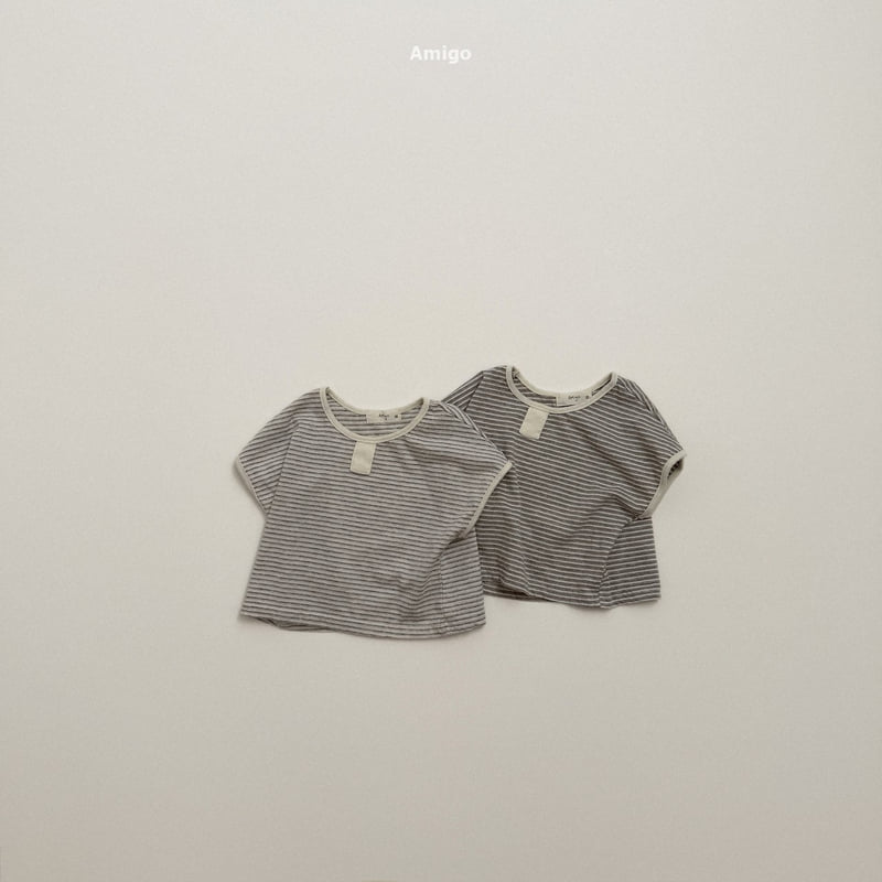 Amigo - Korean Children Fashion - #discoveringself - Mini Placket Tee