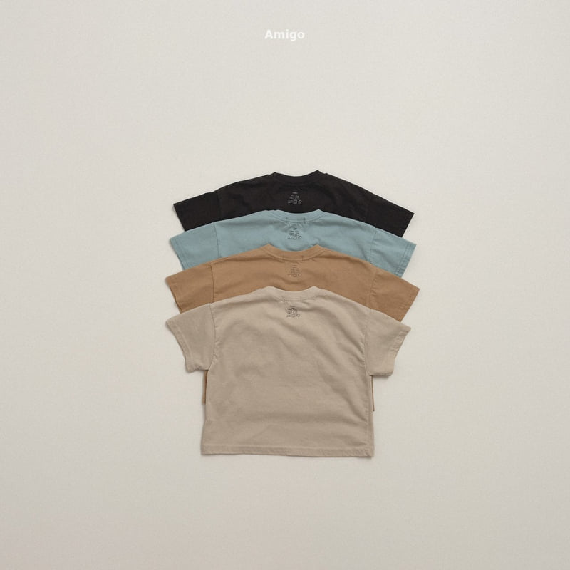 Amigo - Korean Children Fashion - #discoveringself - Vanilla Pocket Tee - 10