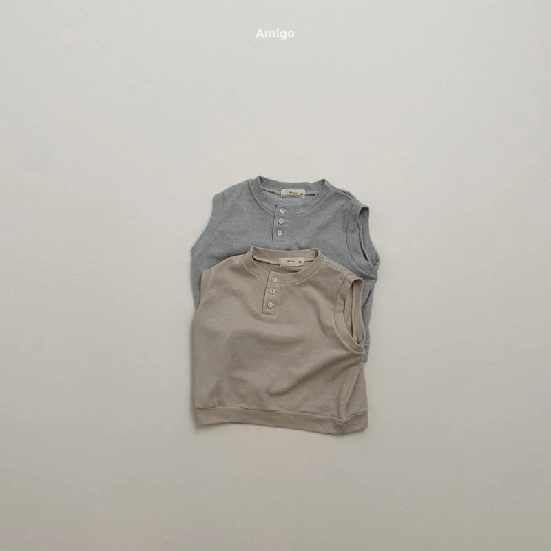 Amigo - Korean Children Fashion - #discoveringself - Bokashi Vest - 9