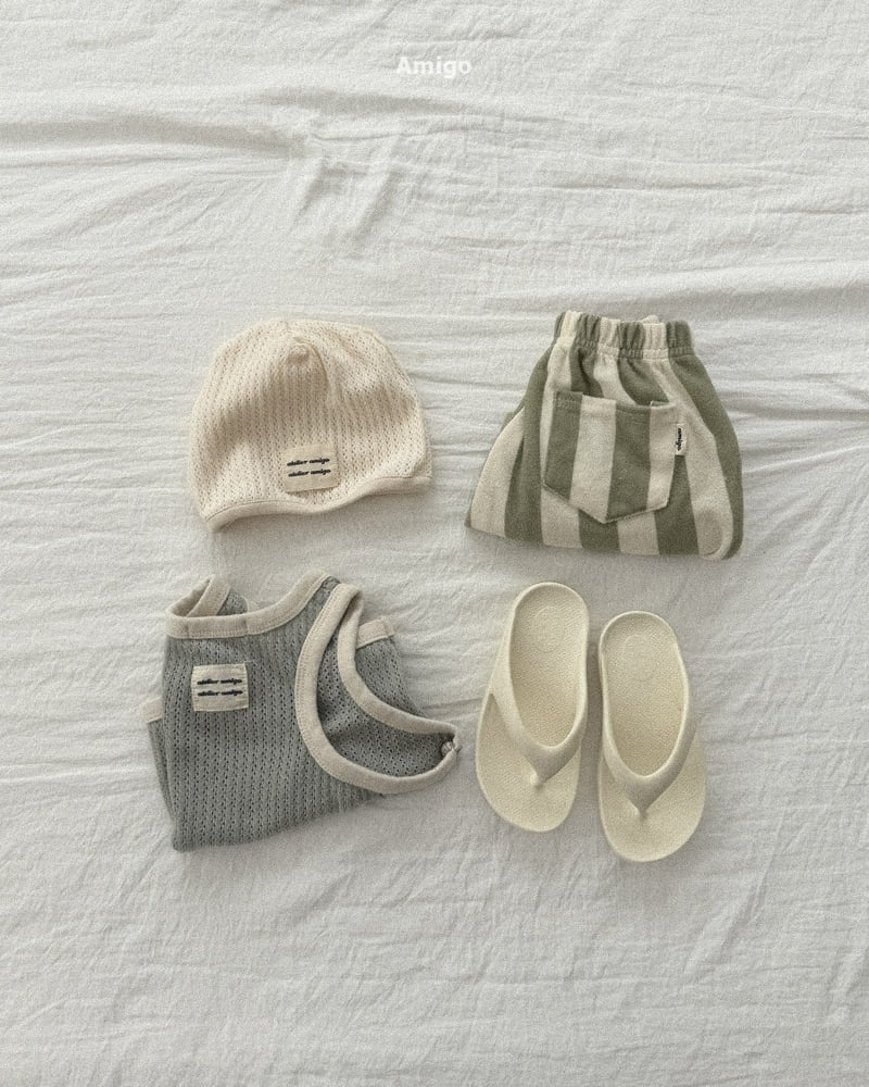 Amigo - Korean Children Fashion - #fashionkids - Rain Jacquard Sleeveless - 11