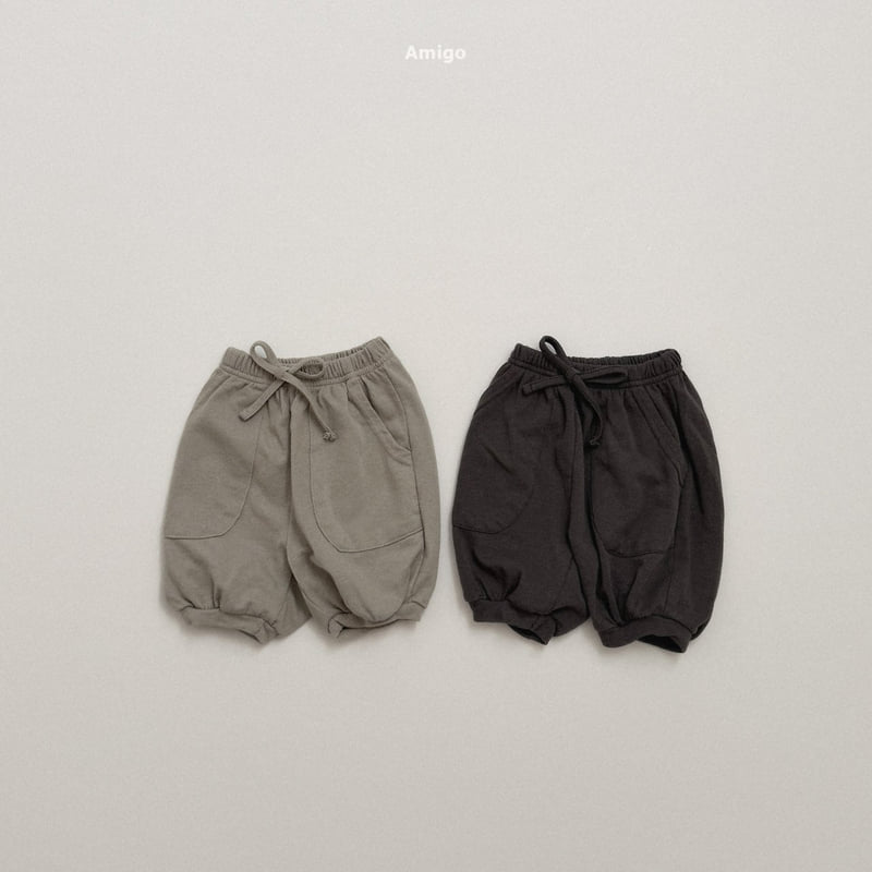 Amigo - Korean Children Fashion - #fashionkids - 5-Length Jogger Pants - 6