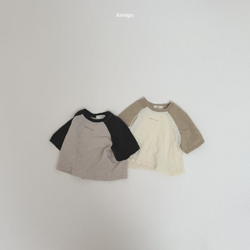 Amigo - Korean Children Fashion - #fashionkids - Slub Raglan Tee