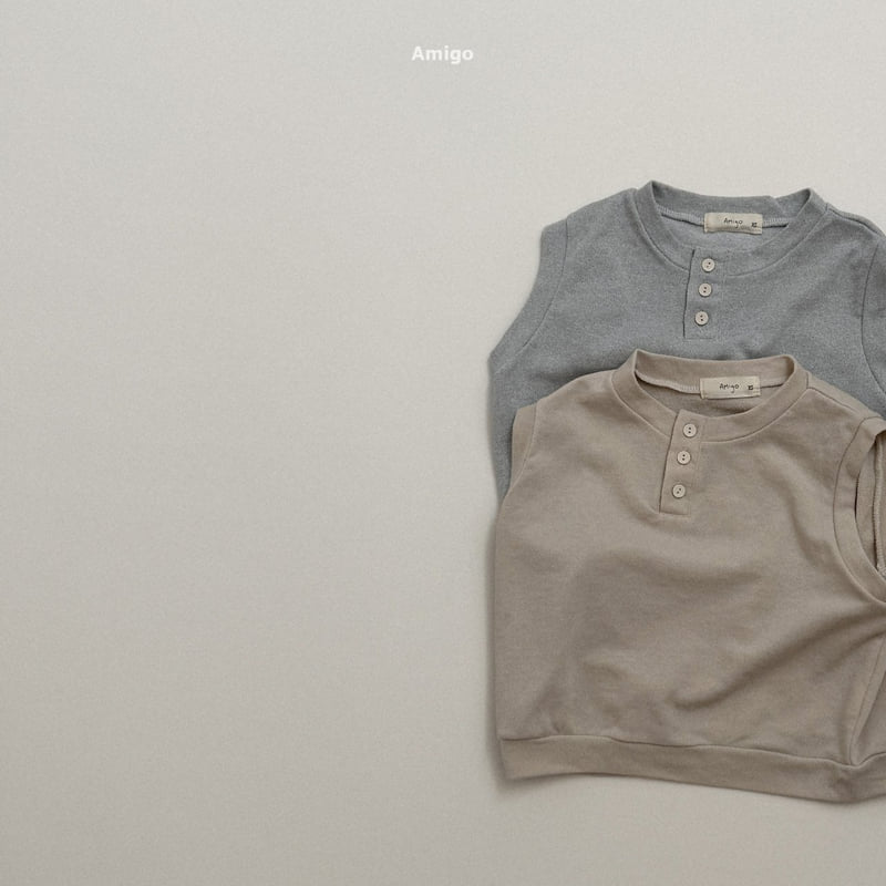 Amigo - Korean Children Fashion - #fashionkids - Bokashi Vest - 10