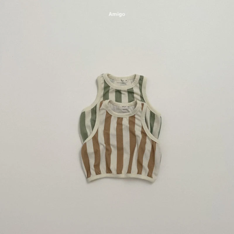 Amigo - Korean Children Fashion - #kidsshorts - Ferrero Sleeveless - 5