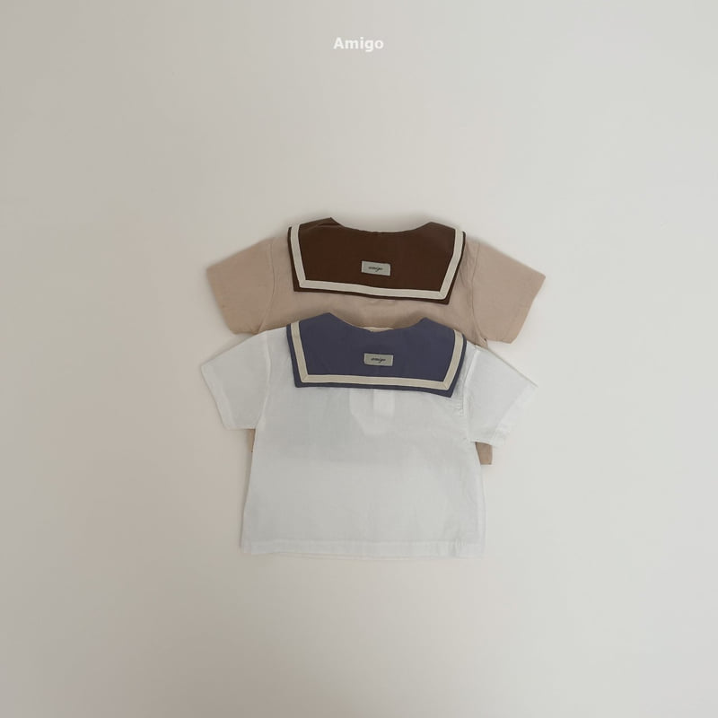 Amigo - Korean Children Fashion - #kidsshorts - Cloud Sailor Blouse - 5