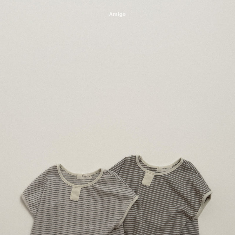Amigo - Korean Children Fashion - #kidsshorts - Mini Placket Tee - 3