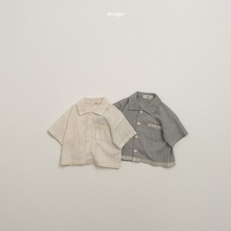Amigo - Korean Children Fashion - #kidsshorts - Mild Shirt