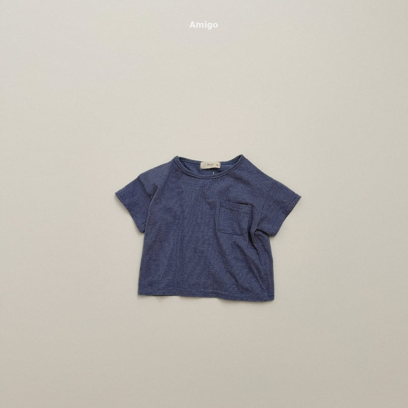 Amigo - Korean Children Fashion - #kidsstore - Pin Stripe Tee - 3