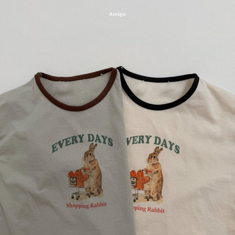Amigo - Korean Children Fashion - #kidzfashiontrend - Rabbit Tee - 7