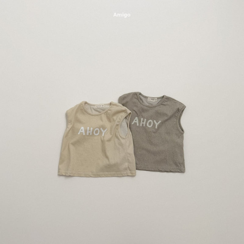 Amigo - Korean Children Fashion - #kidzfashiontrend - Velour Sleeveless