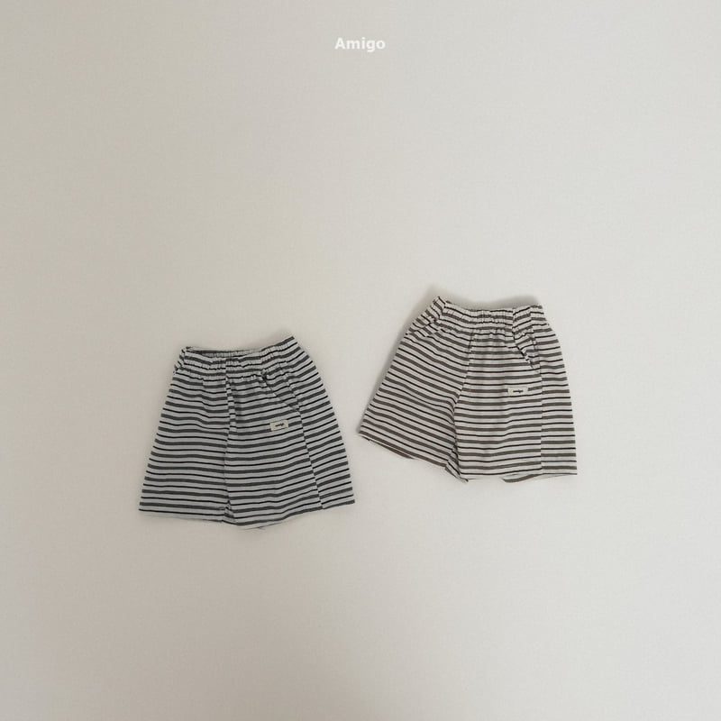 Amigo - Korean Children Fashion - #littlefashionista - Cream Stripe Pants