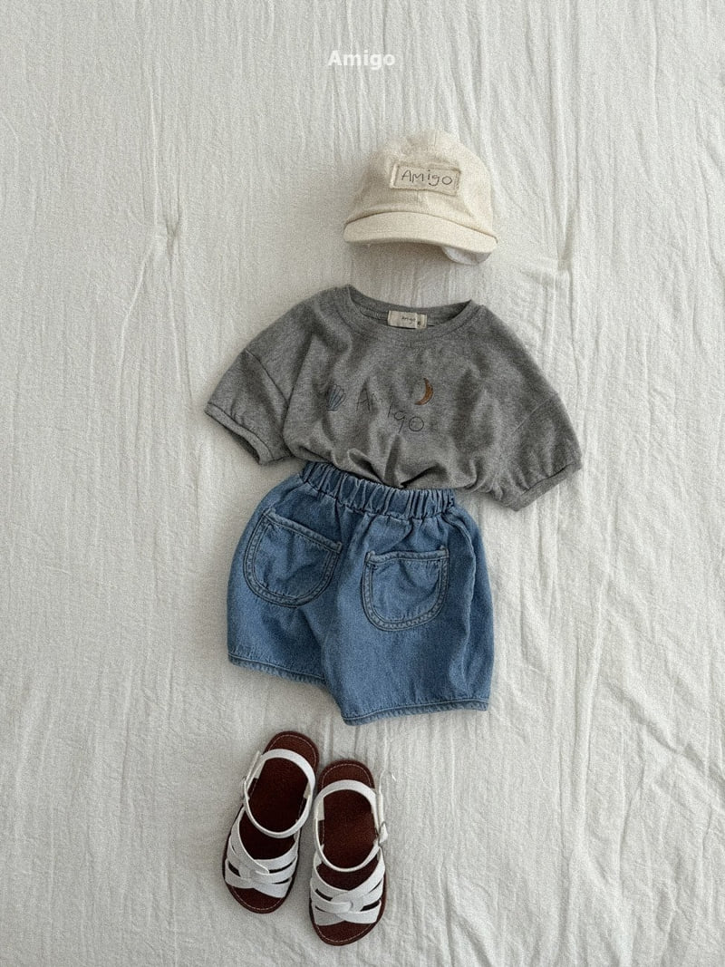 Amigo - Korean Children Fashion - #littlefashionista - Round Denim Pants - 8