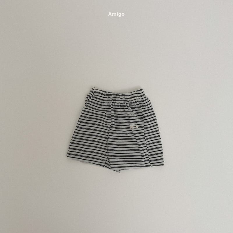 Amigo - Korean Children Fashion - #magicofchildhood - Cream Stripe Pants - 2