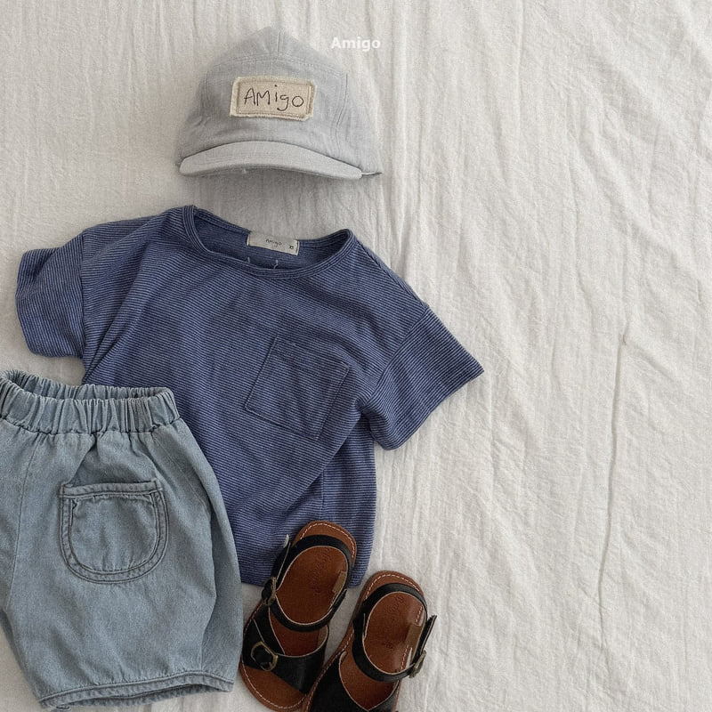 Amigo - Korean Children Fashion - #minifashionista - Pin Stripe Tee - 8