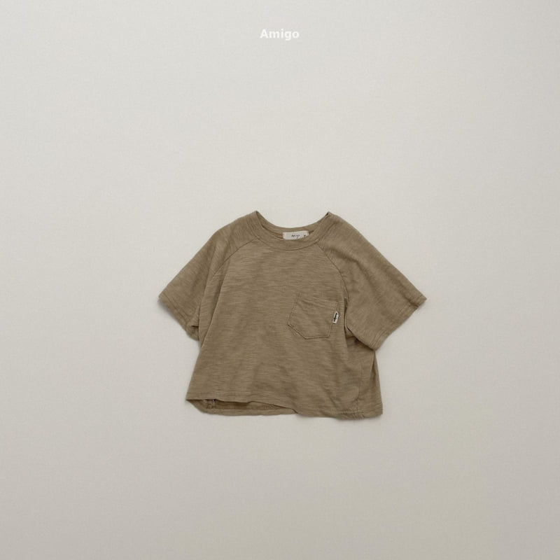 Amigo - Korean Children Fashion - #minifashionista - Pocket Raglan Tee - 2