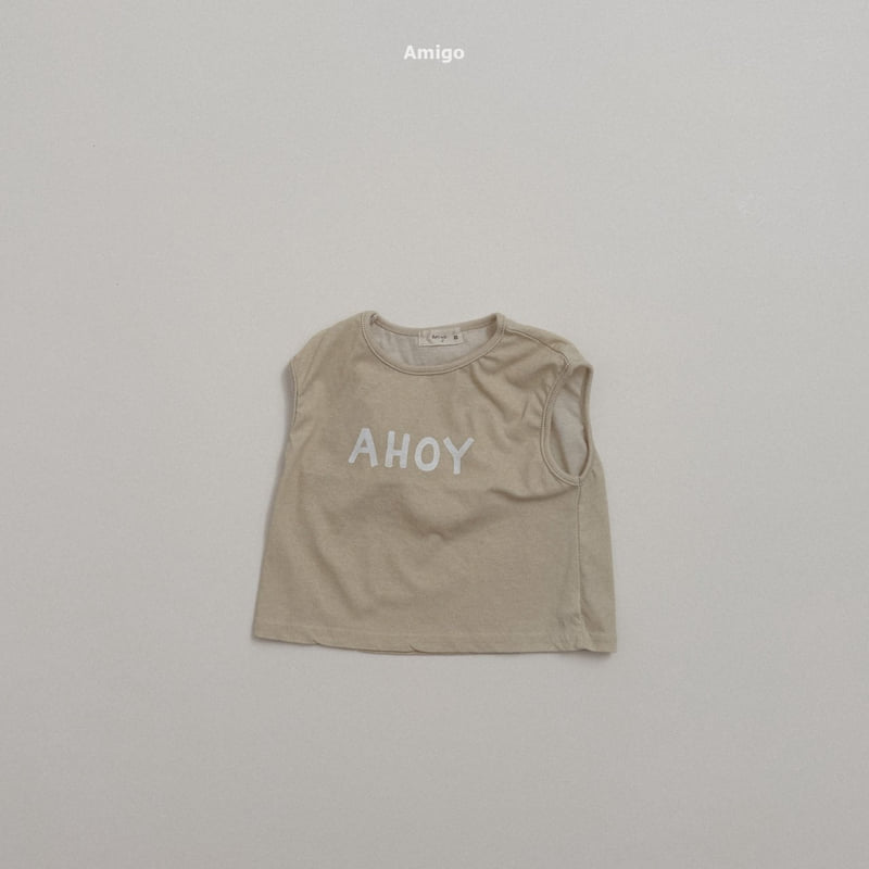 Amigo - Korean Children Fashion - #minifashionista - Velour Sleeveless - 5