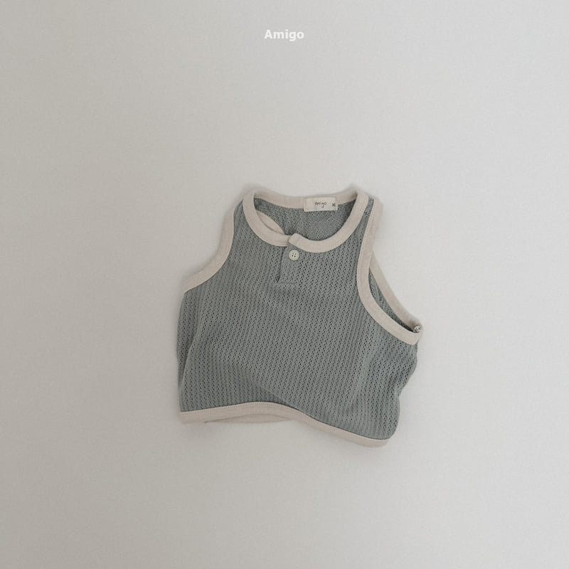 Amigo - Korean Children Fashion - #prettylittlegirls - Rain Jacquard Sleeveless - 3