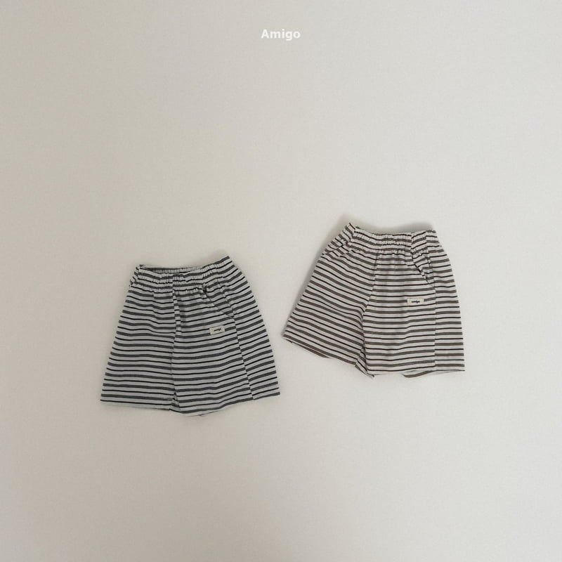 Amigo - Korean Children Fashion - #minifashionista - Cream Stripe Pants - 4