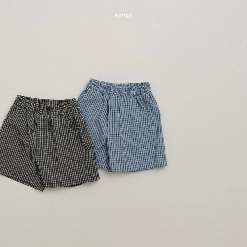 Amigo - Korean Children Fashion - #prettylittlegirls - Swing Check Pants - 5