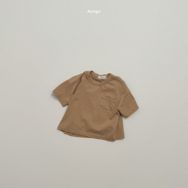 Amigo - Korean Children Fashion - #prettylittlegirls - Vanilla Pocket Tee - 3