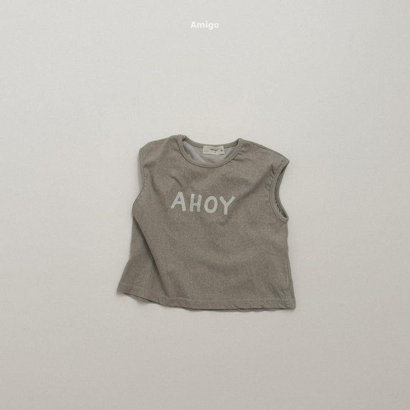 Amigo - Korean Children Fashion - #prettylittlegirls - Velour Sleeveless - 6