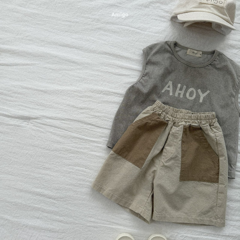 Amigo - Korean Children Fashion - #stylishchildhood - Velour Sleeveless - 9