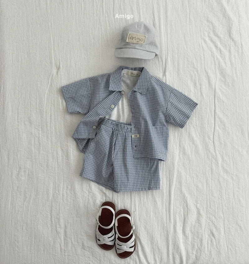Amigo - Korean Children Fashion - #todddlerfashion - Swing Check Pants - 6