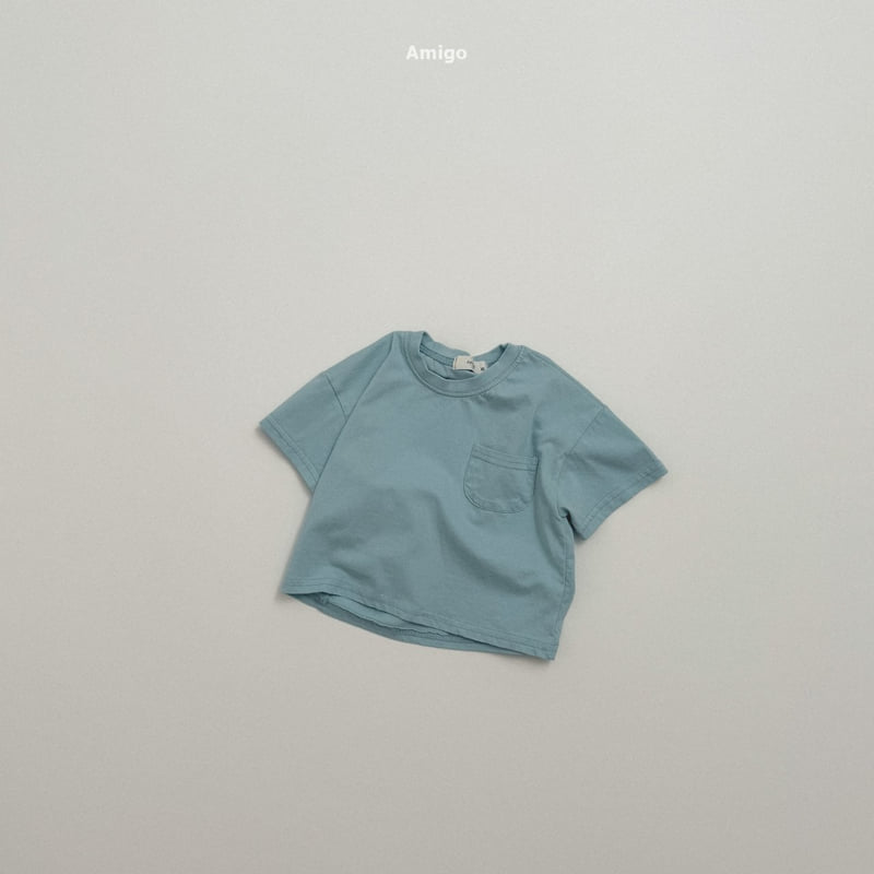 Amigo - Korean Children Fashion - #prettylittlegirls - Vanilla Pocket Tee - 4