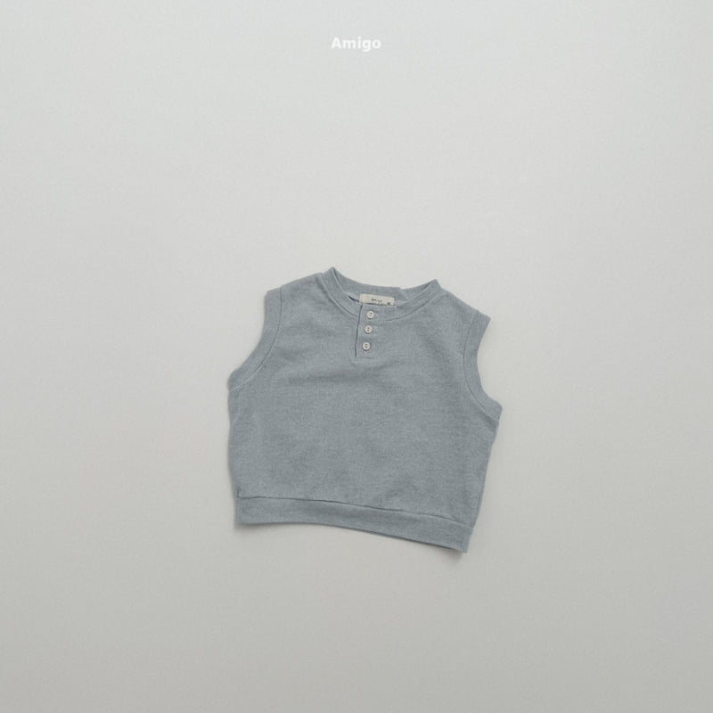 Amigo - Korean Children Fashion - #todddlerfashion - Bokashi Vest - 3
