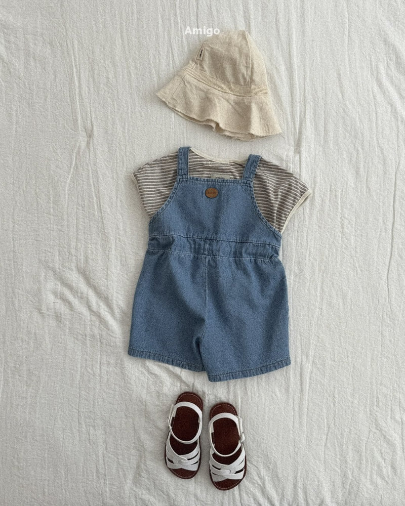 Amigo - Korean Children Fashion - #toddlerclothing - Mini Placket Tee - 12