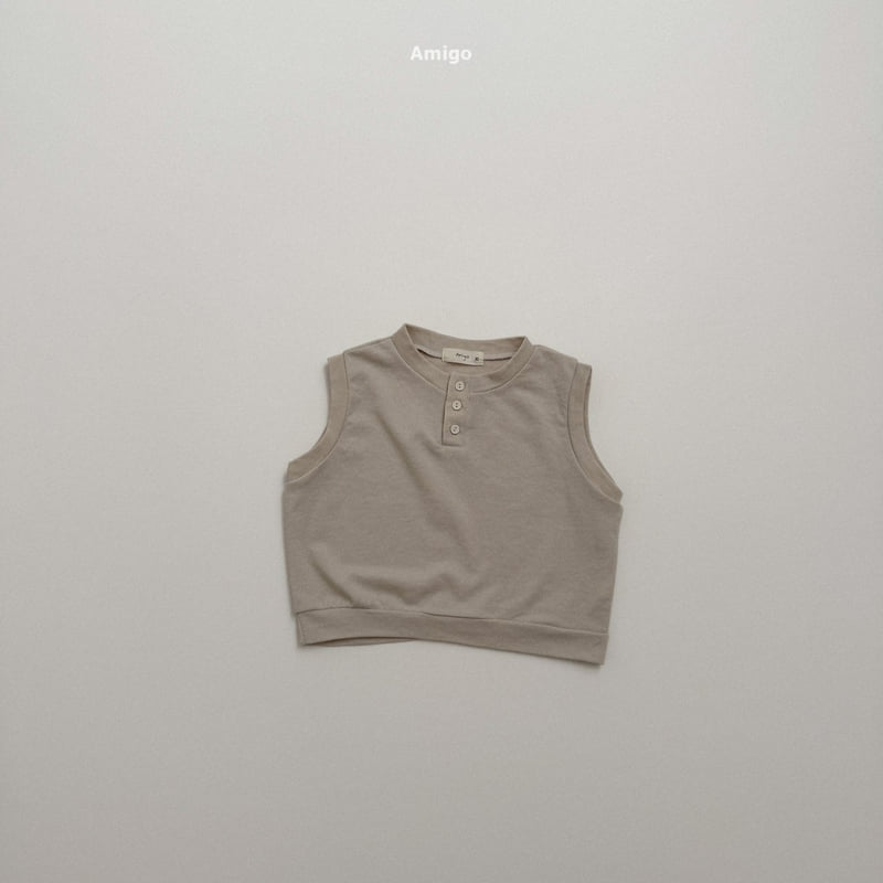 Amigo - Korean Children Fashion - #todddlerfashion - Bokashi Vest - 4