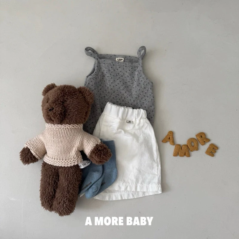 Amore - Korean Baby Fashion - #babyboutiqueclothing - Syrup Strap Sleeveless - 7