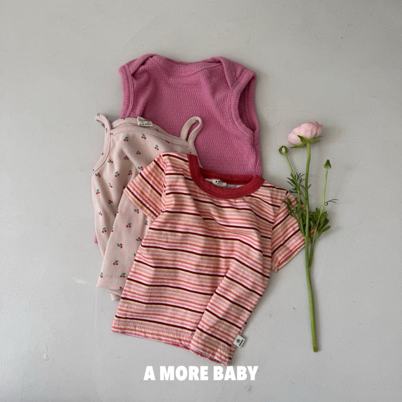 Amore - Korean Baby Fashion - #babyfever - Wave Sleeveless - 6