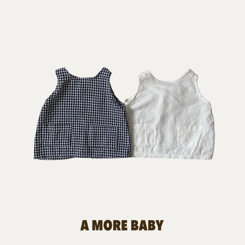 Amore - Korean Baby Fashion - #babygirlfashion - Turnip Sleeveless Blouse