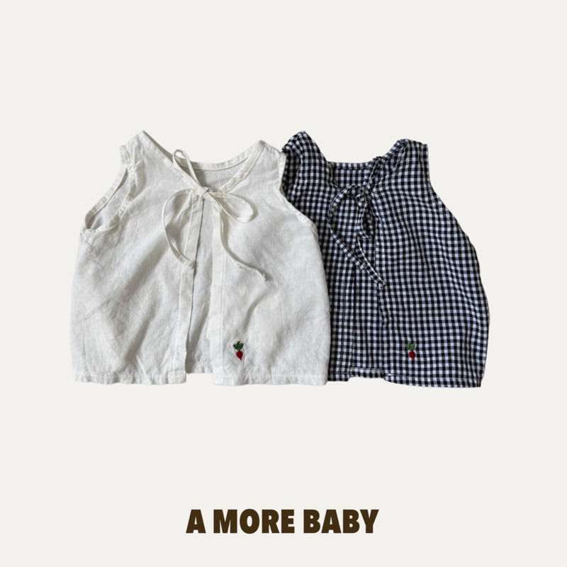 Amore - Korean Baby Fashion - #babylifestyle - Turnip Sleeveless Blouse - 2