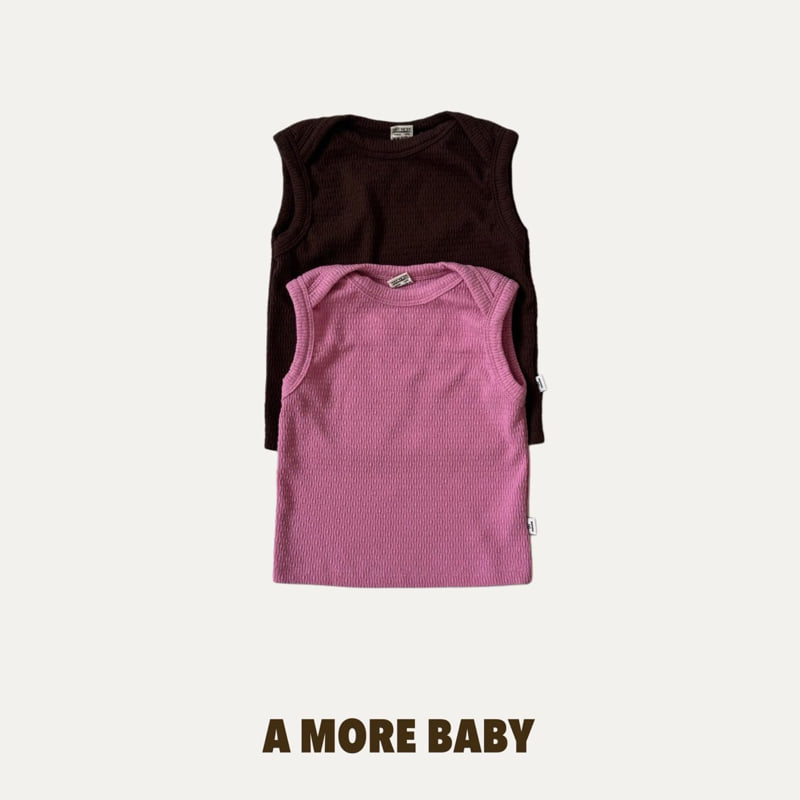 Amore - Korean Baby Fashion - #babylifestyle - Wave Sleeveless - 8
