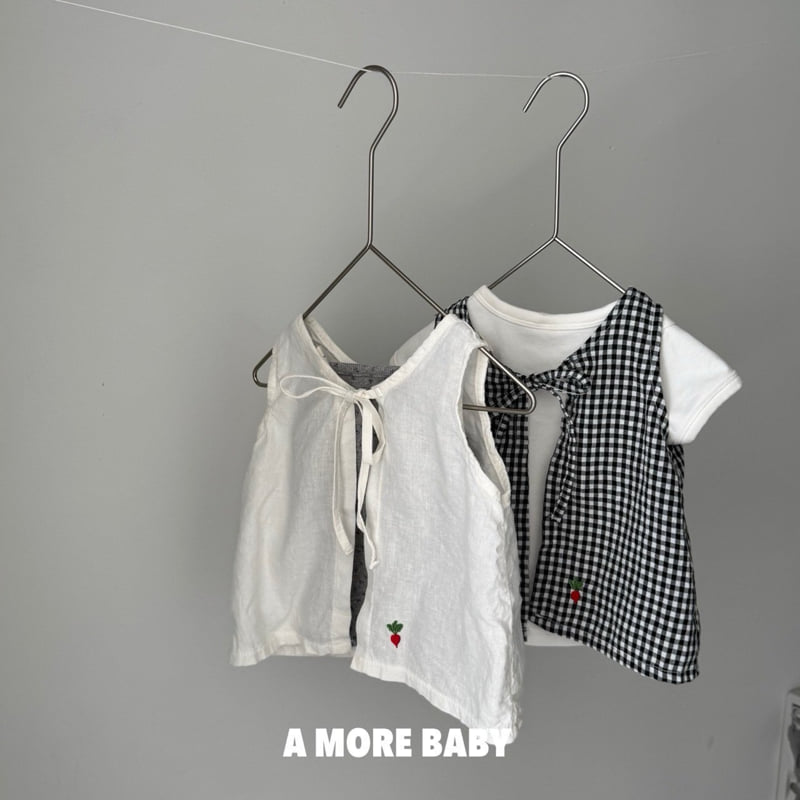 Amore - Korean Baby Fashion - #babyoutfit - Turnip Sleeveless Blouse - 6