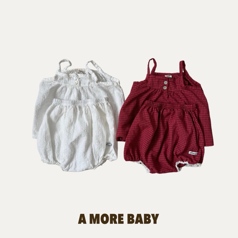 Amore - Korean Baby Fashion - #babyoutfit - Kohlrabi Sleeveless Set