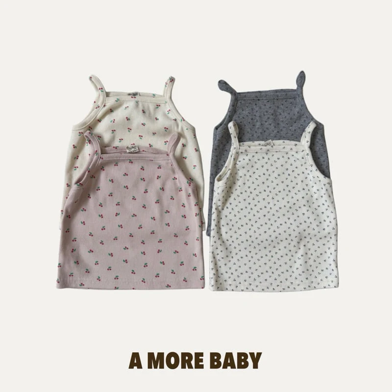 Amore - Korean Baby Fashion - #babyoutfit - Syrup Strap Sleeveless