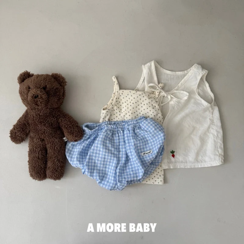 Amore - Korean Baby Fashion - #onlinebabyboutique - Syrup Strap Sleeveless - 3