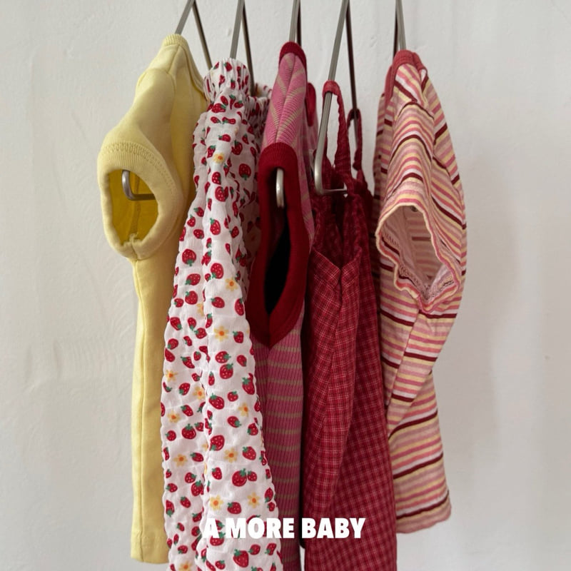 Amore - Korean Baby Fashion - #onlinebabyshop - Kohlrabi Sleeveless Set - 5