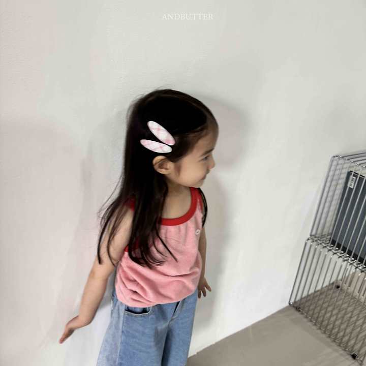 Andbutter - Korean Children Fashion - #Kfashion4kids - Check Hairpin - 12