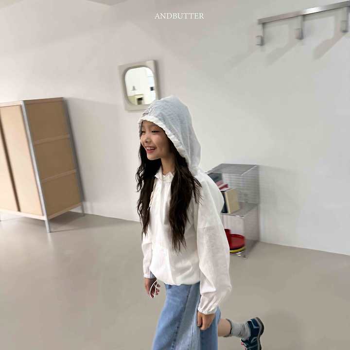 Andbutter - Korean Children Fashion - #Kfashion4kids - Seersucker Hood - 10