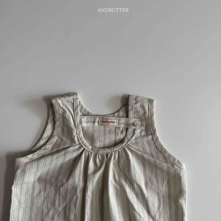 Andbutter - Korean Children Fashion - #Kfashion4kids - Natural Button Sleeveless - 7