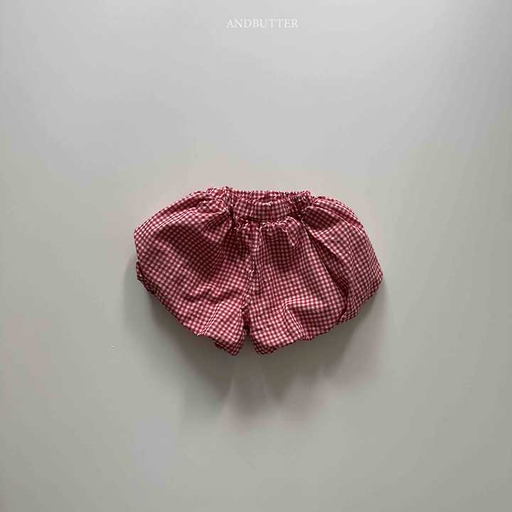 Andbutter - Korean Children Fashion - #Kfashion4kids - Check Balloon Pants - 6