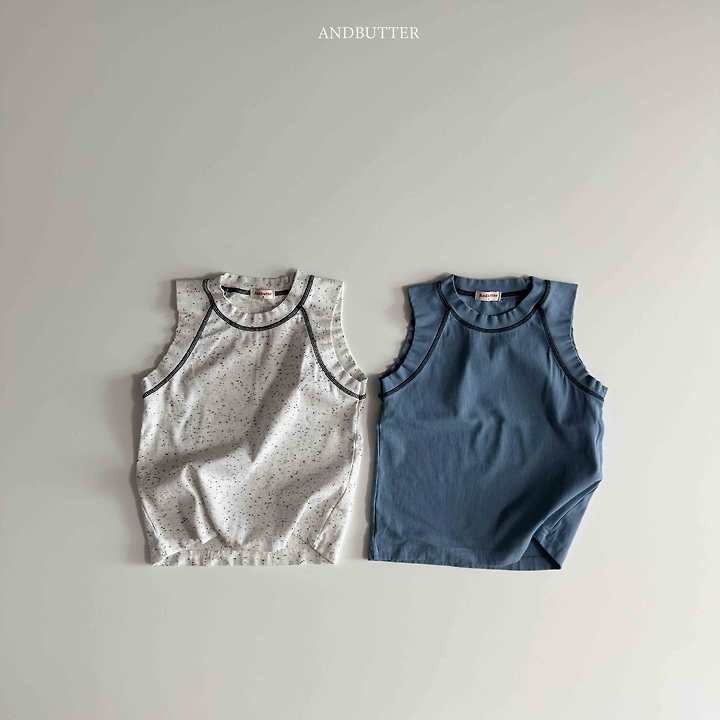 Andbutter - Korean Children Fashion - #Kfashion4kids - Rib Line Sleeveless