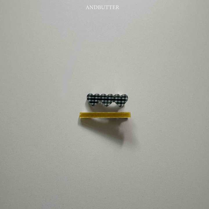 Andbutter - Korean Children Fashion - #Kfashion4kids - Check Acrylic Pin - 8