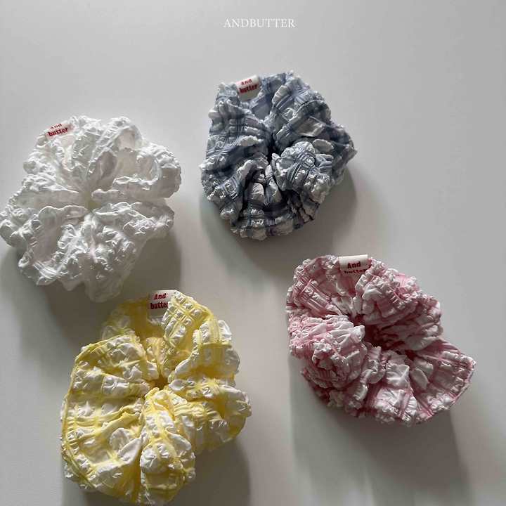 Andbutter - Korean Children Fashion - #childofig - Check Scrunchie - 7