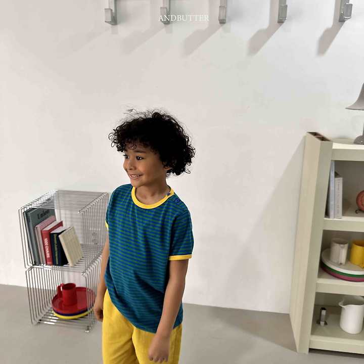 Andbutter - Korean Children Fashion - #childofig - Daily Button Tee - 8
