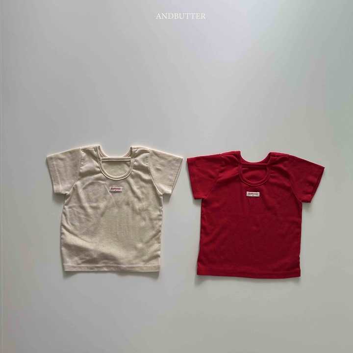 Andbutter - Korean Children Fashion - #stylishchildhood - Back Point Tee - 4